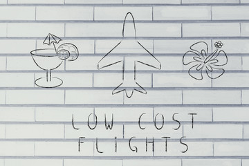 travel industry: airplanelow cost flights design