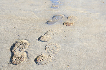 Fototapeta na wymiar footprint