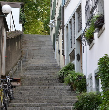 Fototapeta ruelle ....vieille ville de zurich