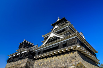 Obraz premium Kumamoto Castle is considered one of the three premier castles i