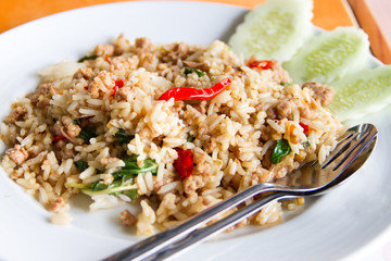 Spicy Basil Fried Rice