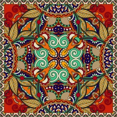 Badkamer foto achterwand Traditional ornamental floral paisley bandanna © Kara-Kotsya
