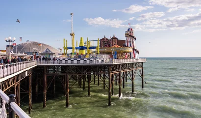 Rolgordijnen Brighton pier © LevT