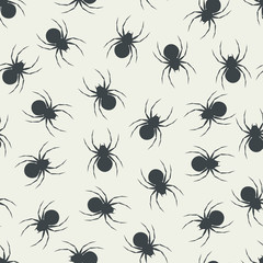Seamless pattern with spider. - 70631181