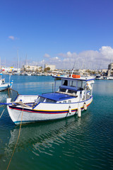 Naklejka na ściany i meble old port of Heraklion, Crete, Greece