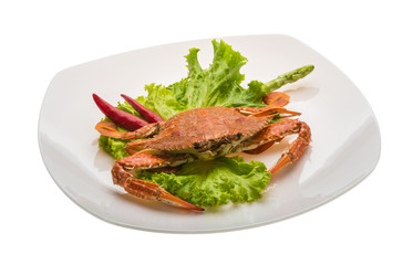 Boiled crab