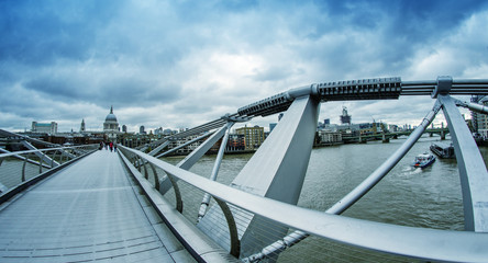 The Millennium Bridge, London