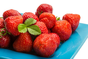 Strawberry in the bowl