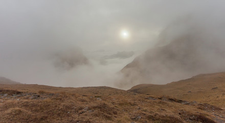 Mondeval area in Dolomites
