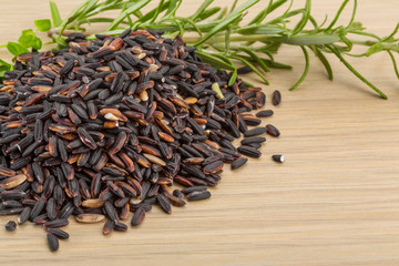 Wild black and brown rice