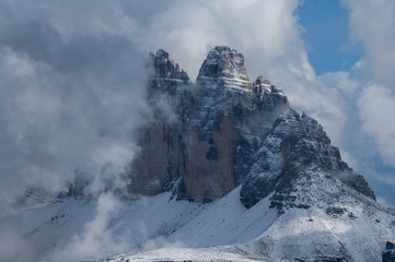 Drei Zinnen von Westen