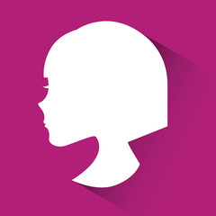 profile woman design