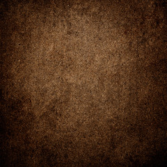 Grunge brown wall background or texture