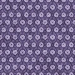 Purple Flower Repeat Pattern Background