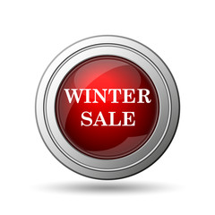Winter sale icon