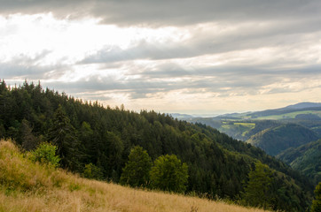 Sonnenstrahlen am Schwarzwald