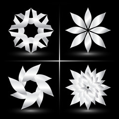 Abstract design elements set