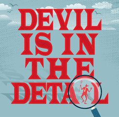 Devil is in the Detail Abstract Business Series.