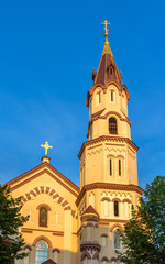 Fototapeta na wymiar St. Nicholas Orthodox Church in Vilnius, Lithuania