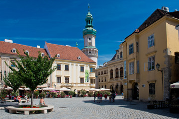 Main square in Sopron