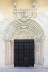 Side Entrance to the Duomo in Spilimbergo, Italy