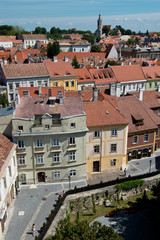 The roofs of the old town of Sopron