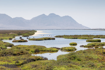 the salt ponds Rodalquilar, Cabo de Gata, Spain