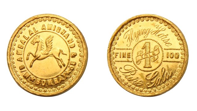 Indian Gold Tola Coin