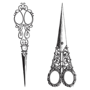 Ornate scissors