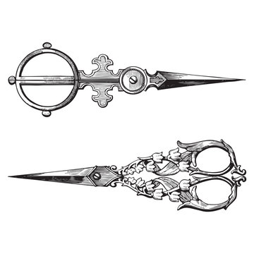 Ornate scissors