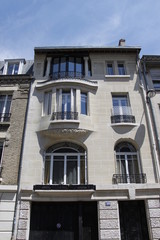 Obraz premium Immeuble du quartier d'Auteuil à Paris 