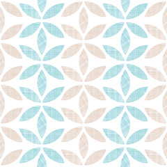 Abstract textile leaves stripes seamless pattern background