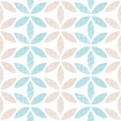 Abstract textile leaves stripes seamless pattern background