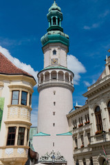 Fototapeta na wymiar Firewatch tower in Sopron