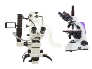 Fototapeta na wymiar laboratory microscope