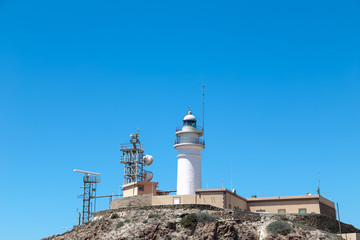 lighthouse at Cabo de Gata, Spain