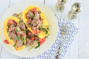 Steak Poke Papaya