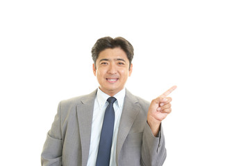笑顔のビジネスマン