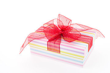 Gift box isolated on white background