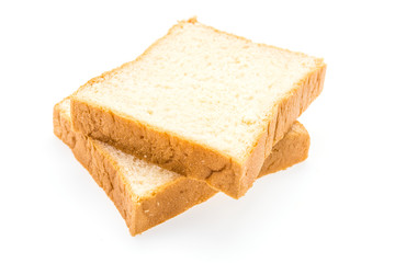 Bread isolated on white