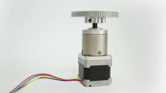 Stepper Motor Geared On End