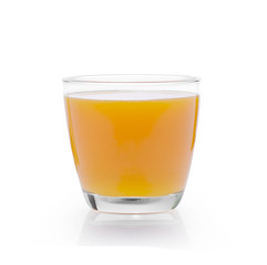 Orange juice. Isolated on white background