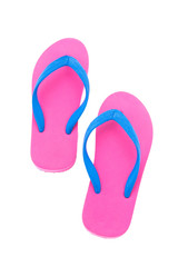 Flip flop isolated on white background