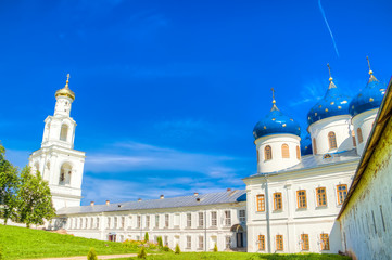 Fototapeta na wymiar Russia Veliky Novgorod Yuriev monastery