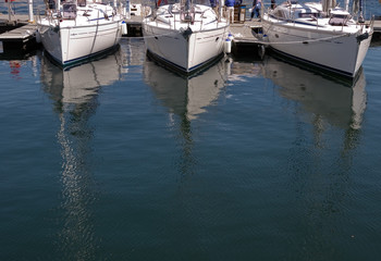 Fototapeta premium Moored Yachts