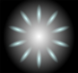 Circular reflections background