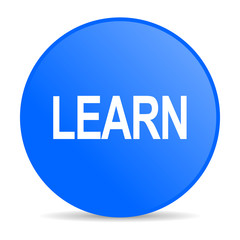 learn internet blue icon