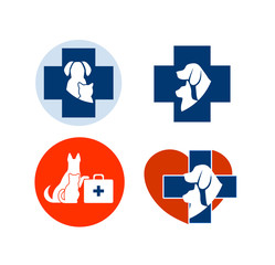 Fototapeta premium veterinary symbol for your design