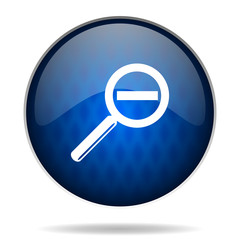 lens internet blue icon