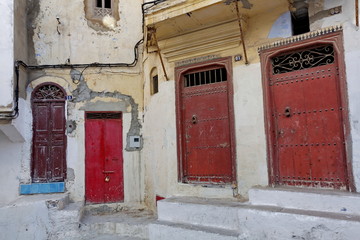 Portes rouges, Maroc